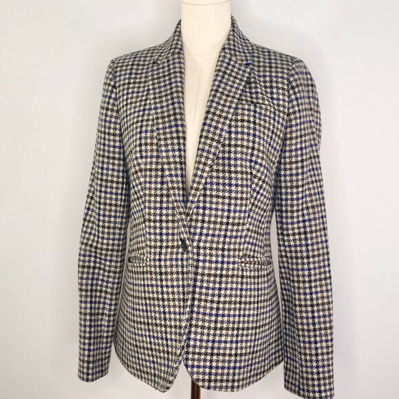 J Crew  - Sommerset Houndstooth Blazer Coat - Picture 12 of 12